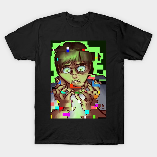 Glitched Out T-Shirt by KloudKat